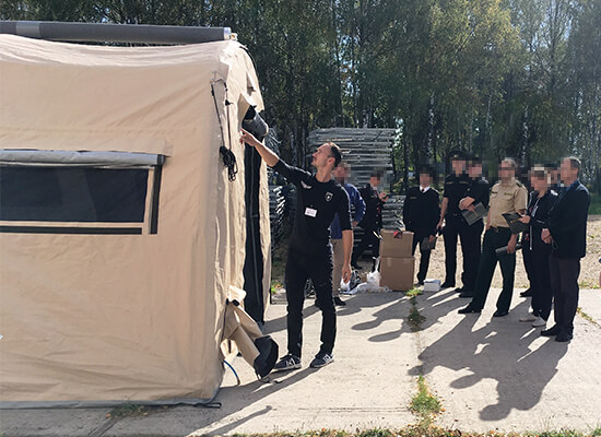 Nixus ERA Inflatable Tent - Military Accommodation Tent