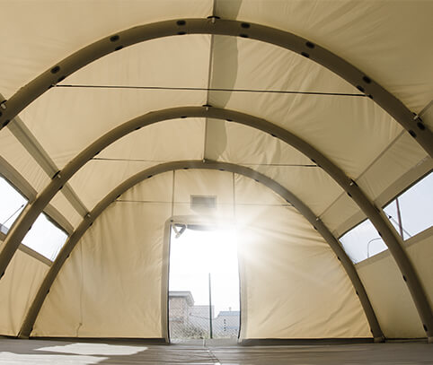 Military Tent - NIXUS PRO - Heavy Duty, All Weather Military Tent