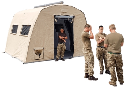 Heavy Duty Shelters for the Military, Rapid Deployment Tents for the Military