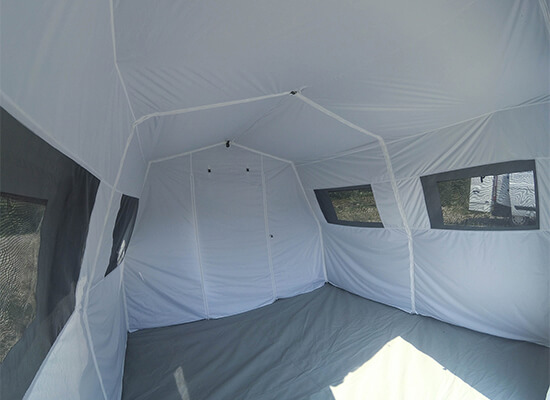 Interior of a Nixus ERA Military or Emergency/Humanitarian Relief Tent